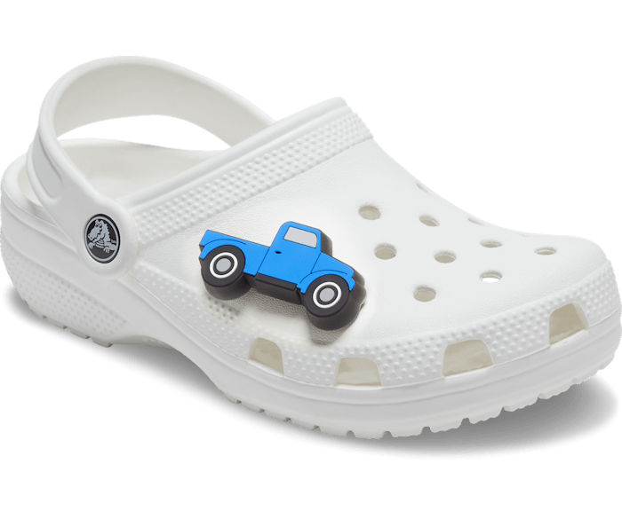 Lights Up Blue Truck Jibbitz Shoe Charm - Crocs